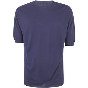 Md75 Men Light Cotton Boxi Short Sleeves Sweater